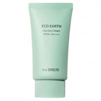 Eco Earth Cica Sun Cream - Солнцезащитный крем с центеллой